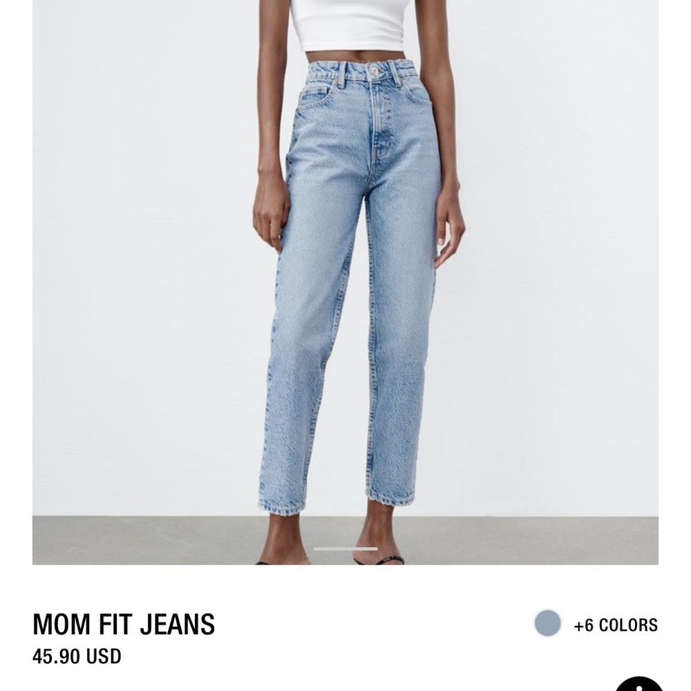 Zara mom jeans